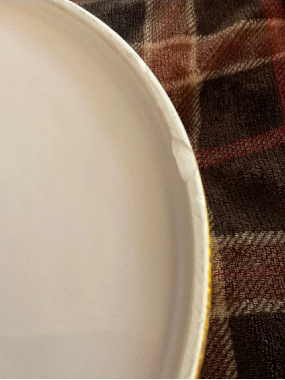 Paw print design Dog Bowl by Park Life Designs White/Gold/Gray Triangles 8.5”